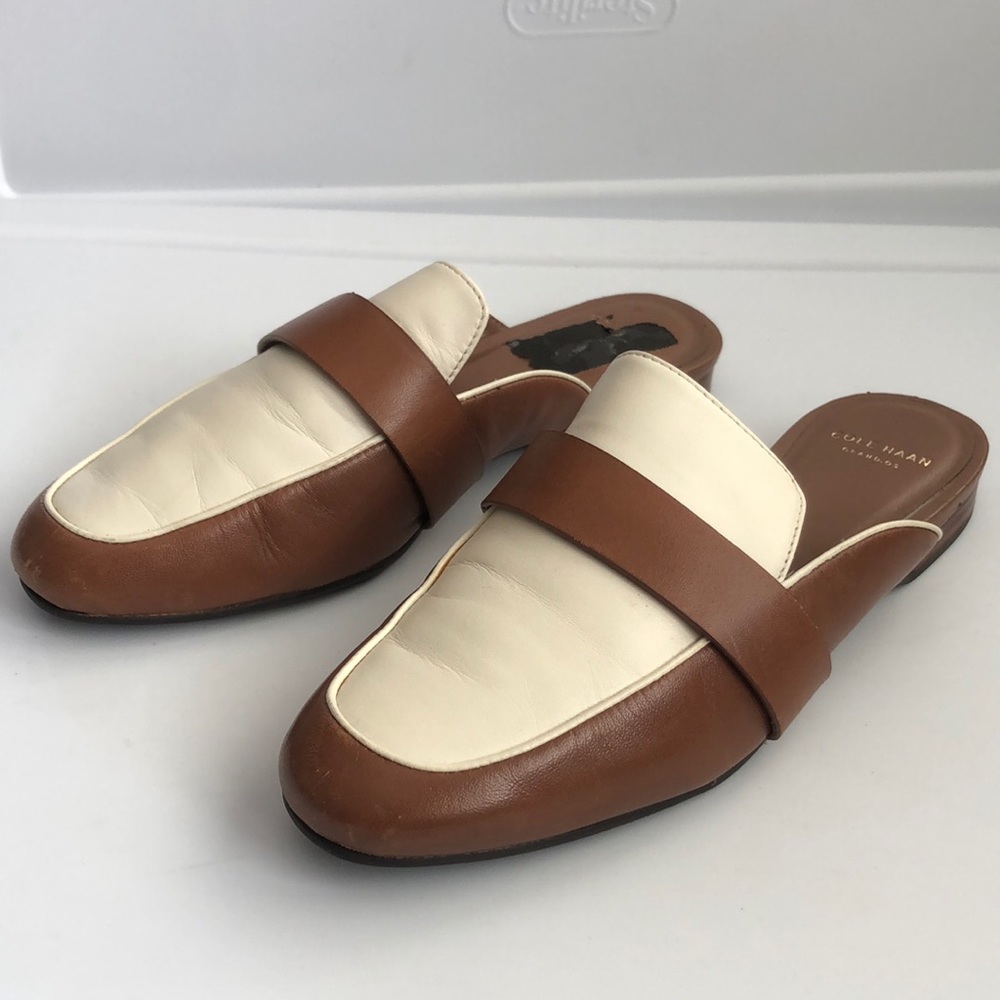 Cole Haan QUALITY vegan leather Oxfords mules loafers